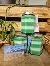 Load image into Gallery viewer, Classically Cornish Green Candle With Bluebell
