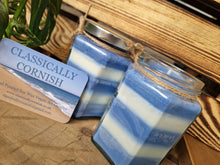 Load image into Gallery viewer, Classically Cornish Blue Candle With Caribbean Sea
