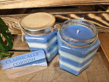 Load image into Gallery viewer, Classically Cornish Blue Candle With Caribbean Sea
