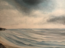 Load image into Gallery viewer, Before The Rain Original Acrylic Painting Cornwall 24&quot; x 31&quot;
