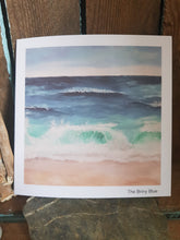 Load image into Gallery viewer, The Briny Blue Greetings Card Handmade In Cornwall
