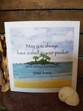 Load image into Gallery viewer, May You Always Have A Shell Greetings Card Handmade In Cornwall
