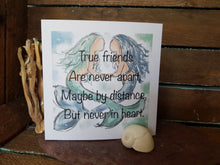 Load image into Gallery viewer, Best Friends Mermaid Greetings Card Handmade In Cornwall
