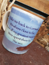 Load image into Gallery viewer, Cornish Mug With Original Artwork Take Me Back To Cornwall
